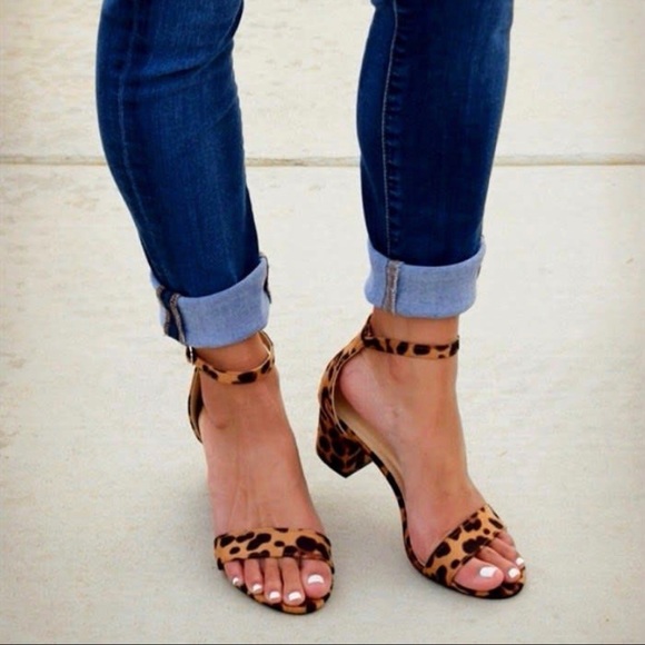 Leopard Block Heel - Picture 4 of 4